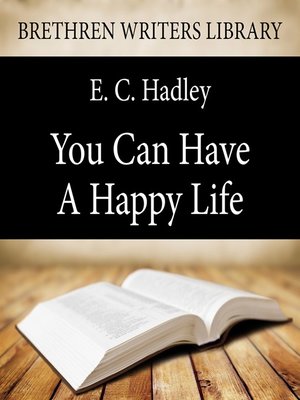 cover image of You Can Have a Happy Life